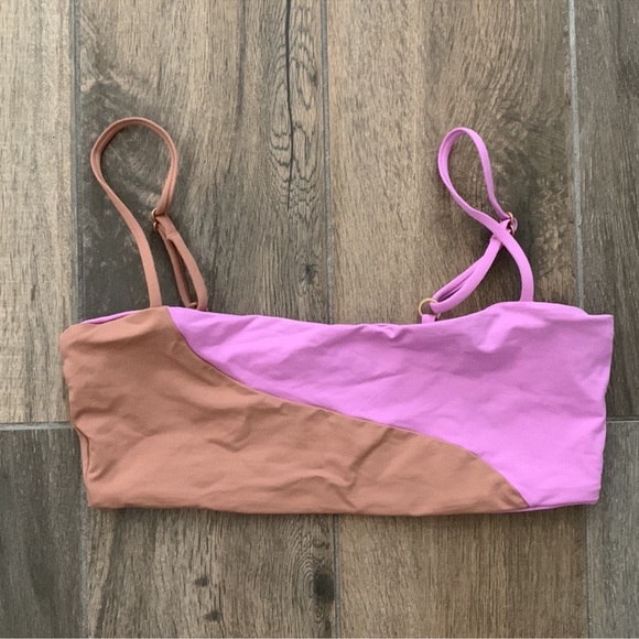 🆕 L*Space Color Block Ari Bikini Top - Picture 3 of 5
